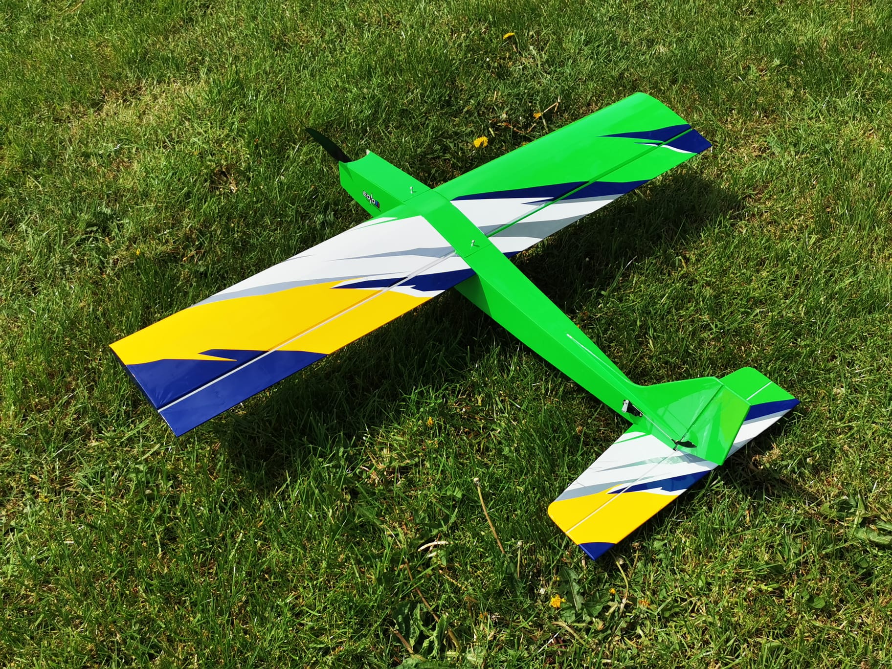 OMP HOBBY Challenger green 49” Balsa Airplane PNP