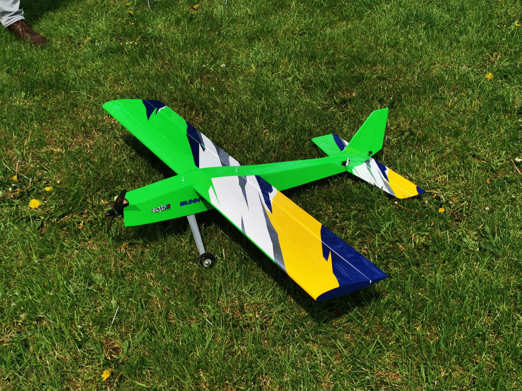 OMP HOBBY Challenger green 49” Balsa Airplane PNP