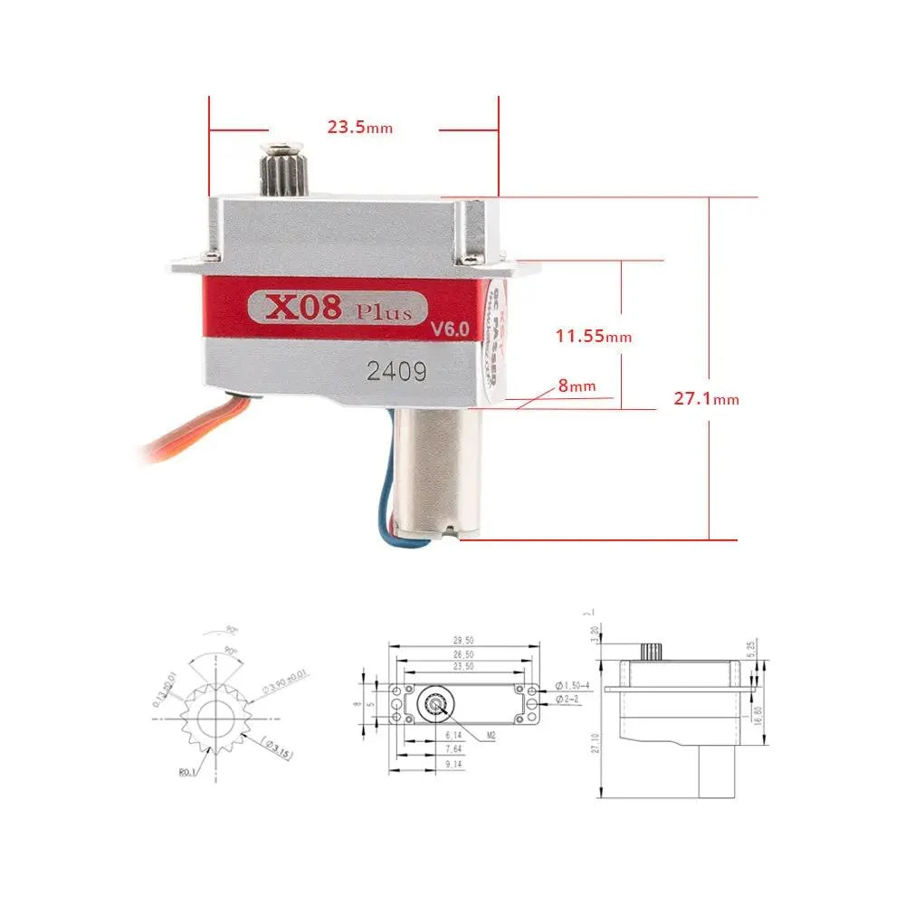 KST X08 Plus V6.0 5.3kg.cm@8.4V