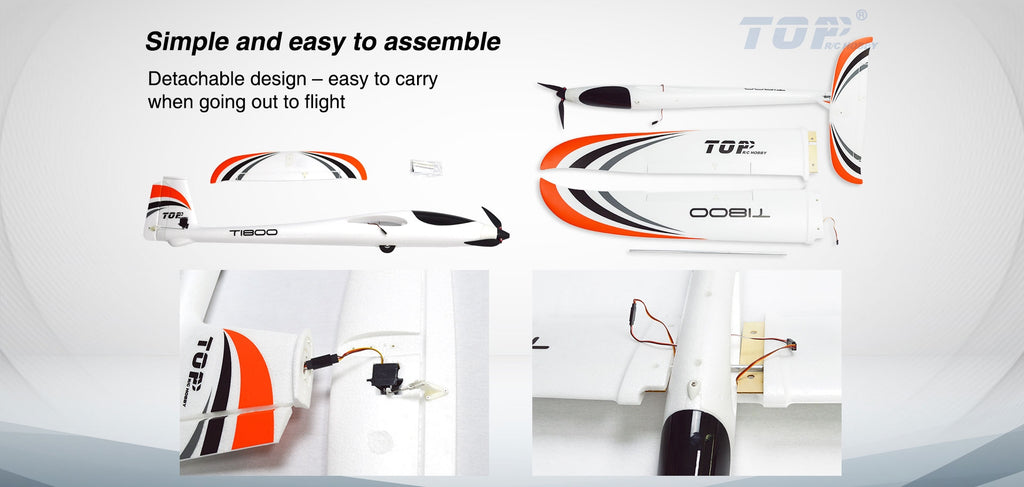 TOP RC 1800MM T1800 PNP Glider
