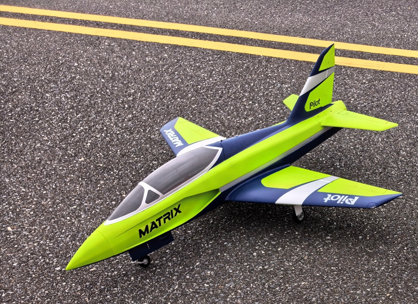 Pilot-RC Foam Matrix EDF 90mm green/blue