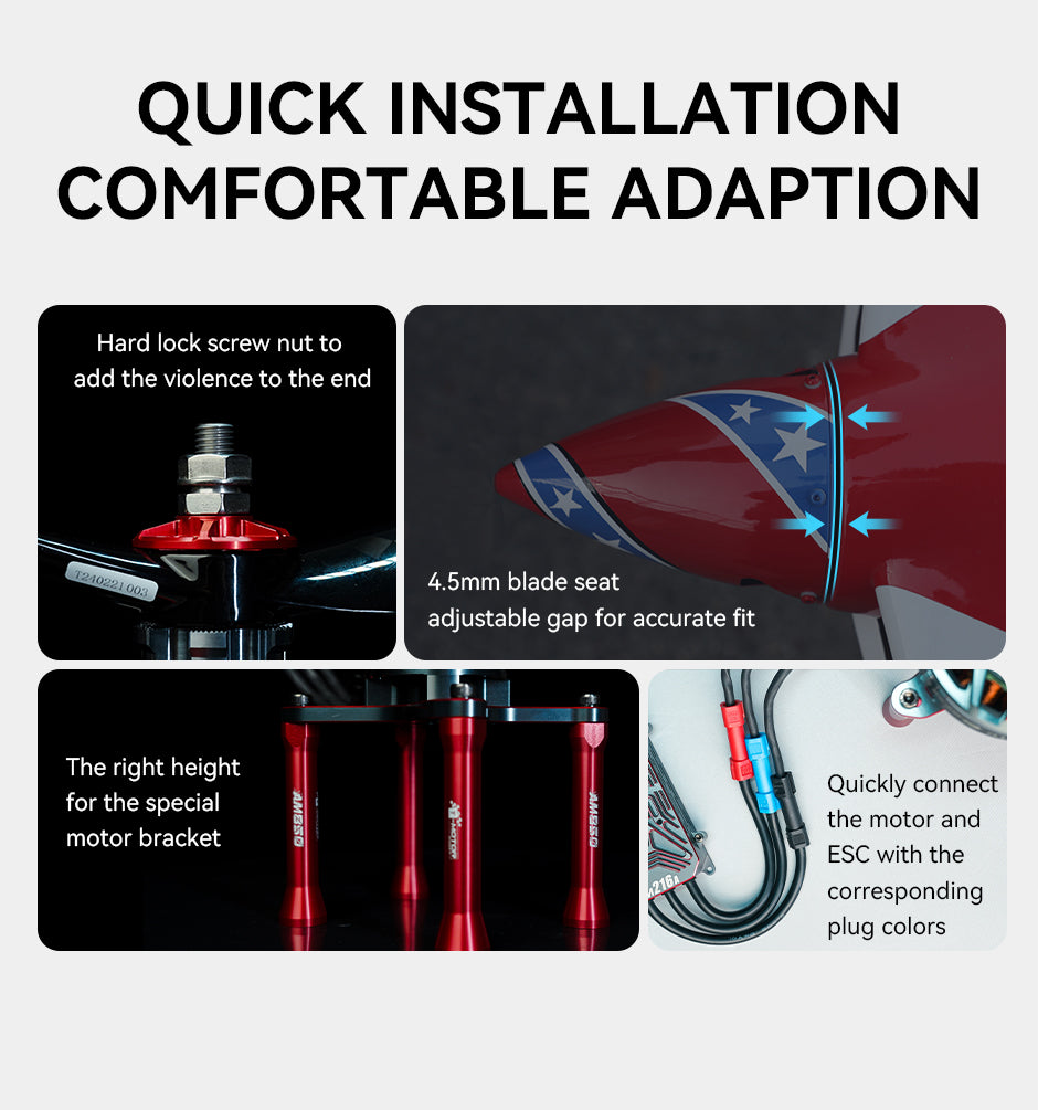 T-Motor AM910 combo 190KV 70-80cc 3D planes