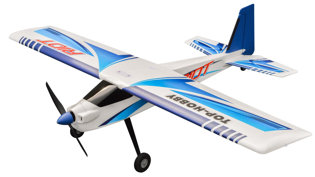 TOP RC 1400MM Riot blue plane with stabilizer RTF