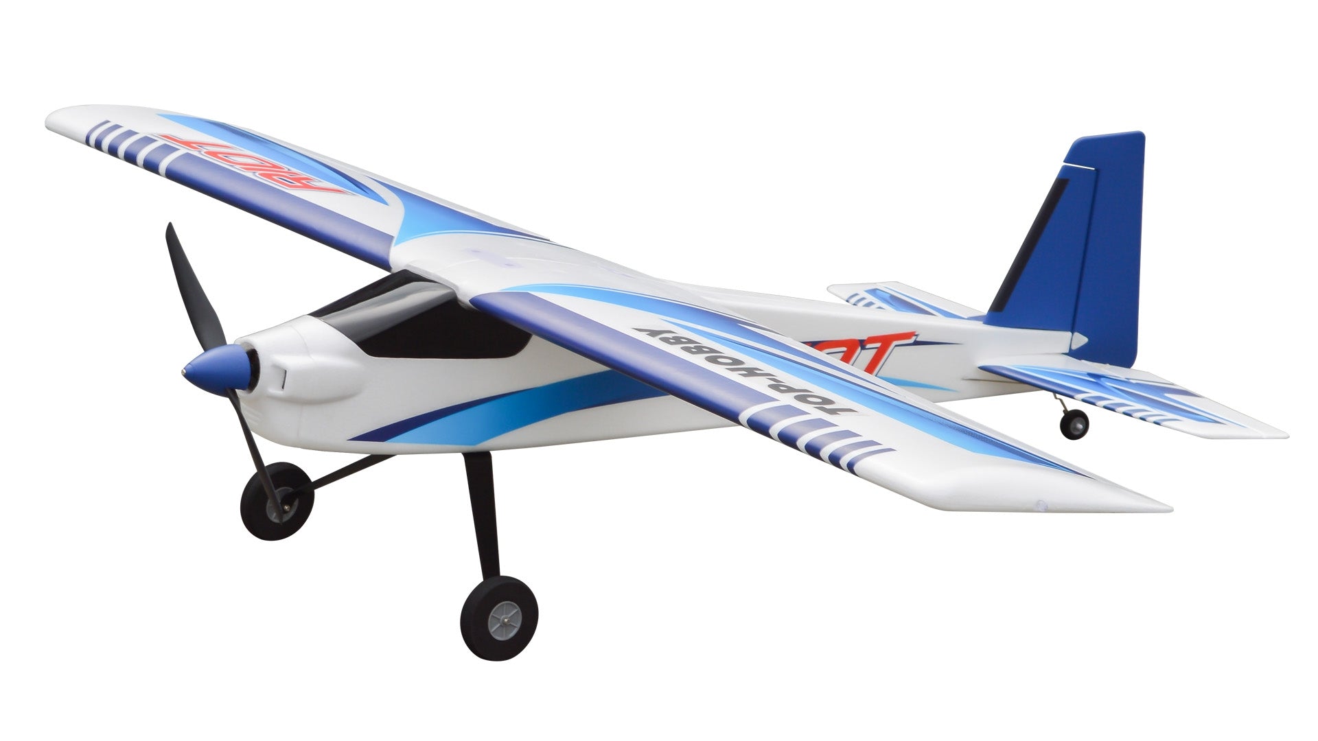 TOP RC 1400MM Riot blue plane with stabilizer RTF