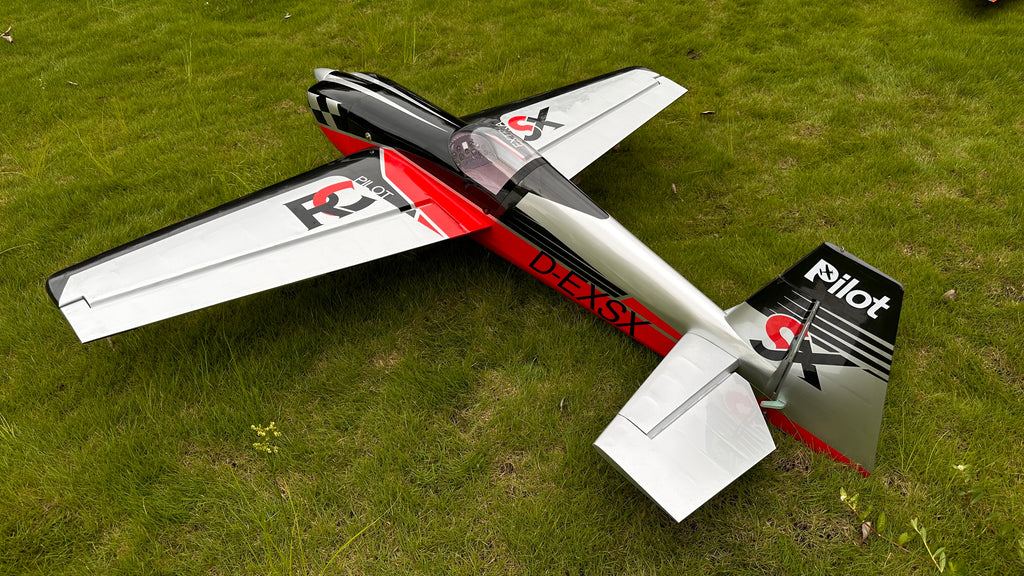 Pilot rc Extra 330SX 01 red/silver/black 90" 2.29m