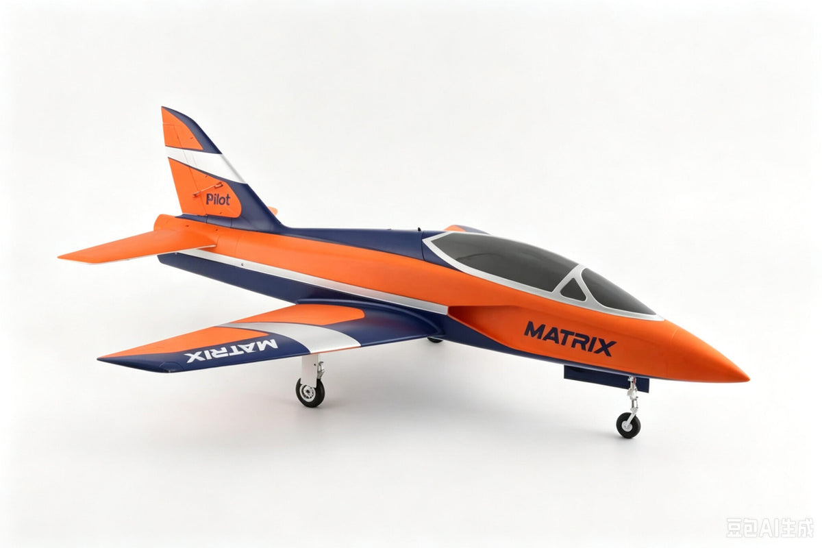 Pilot-RC Foam Matrix EDF 90mm orange/blue
