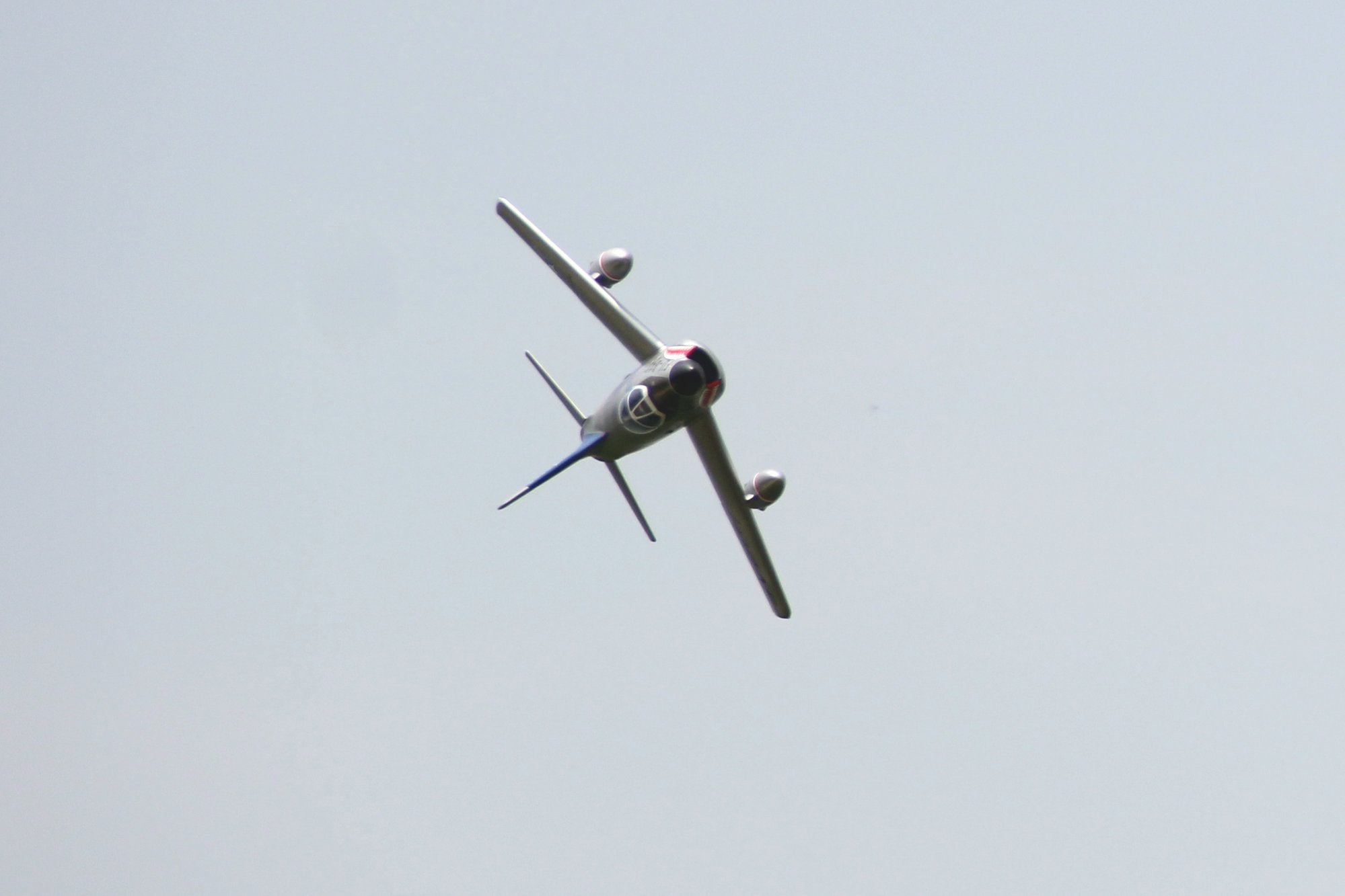 Pilot rc 2.2m F-86D Sabre with tail pipe, UAT, Kevlar fuel tank