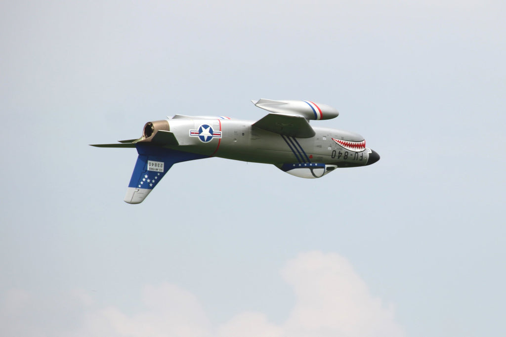 Pilot rc 2.2m F-86D Sabre with tail pipe, UAT, Kevlar fuel tank