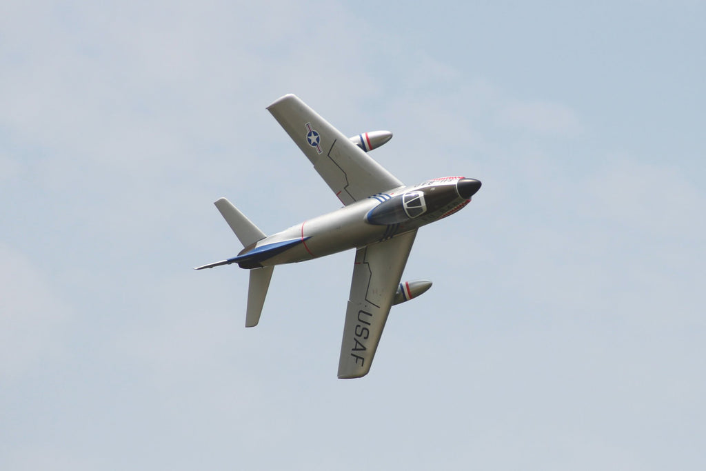 Pilot rc 2.2m F-86D Sabre with tail pipe, UAT, Kevlar fuel tank