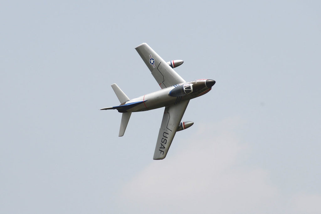 Pilot rc 2.2m F-86D Sabre with tail pipe, UAT, Kevlar fuel tank