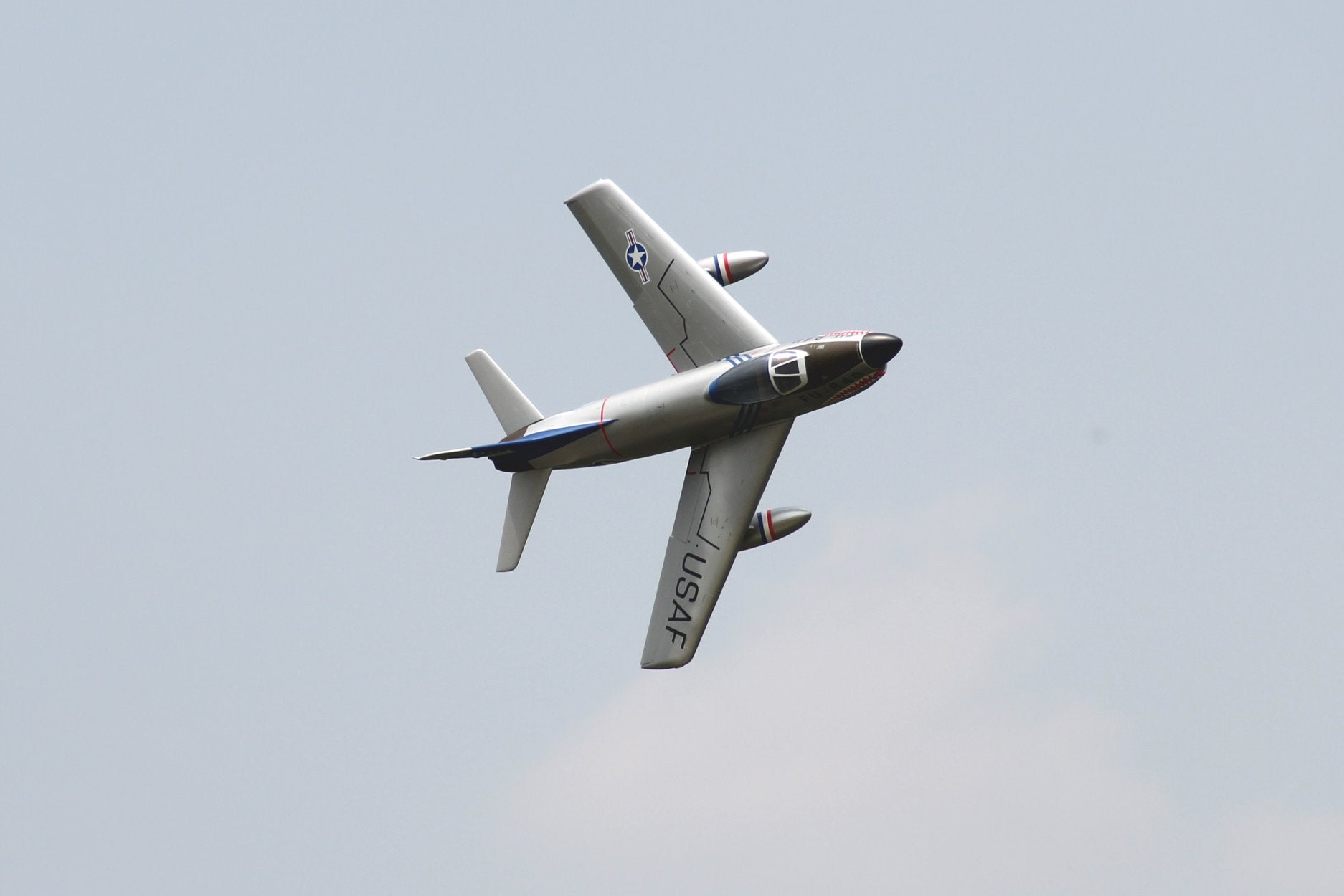 Pilot rc 2.2m F-86D Sabre with tail pipe, UAT, Kevlar fuel tank