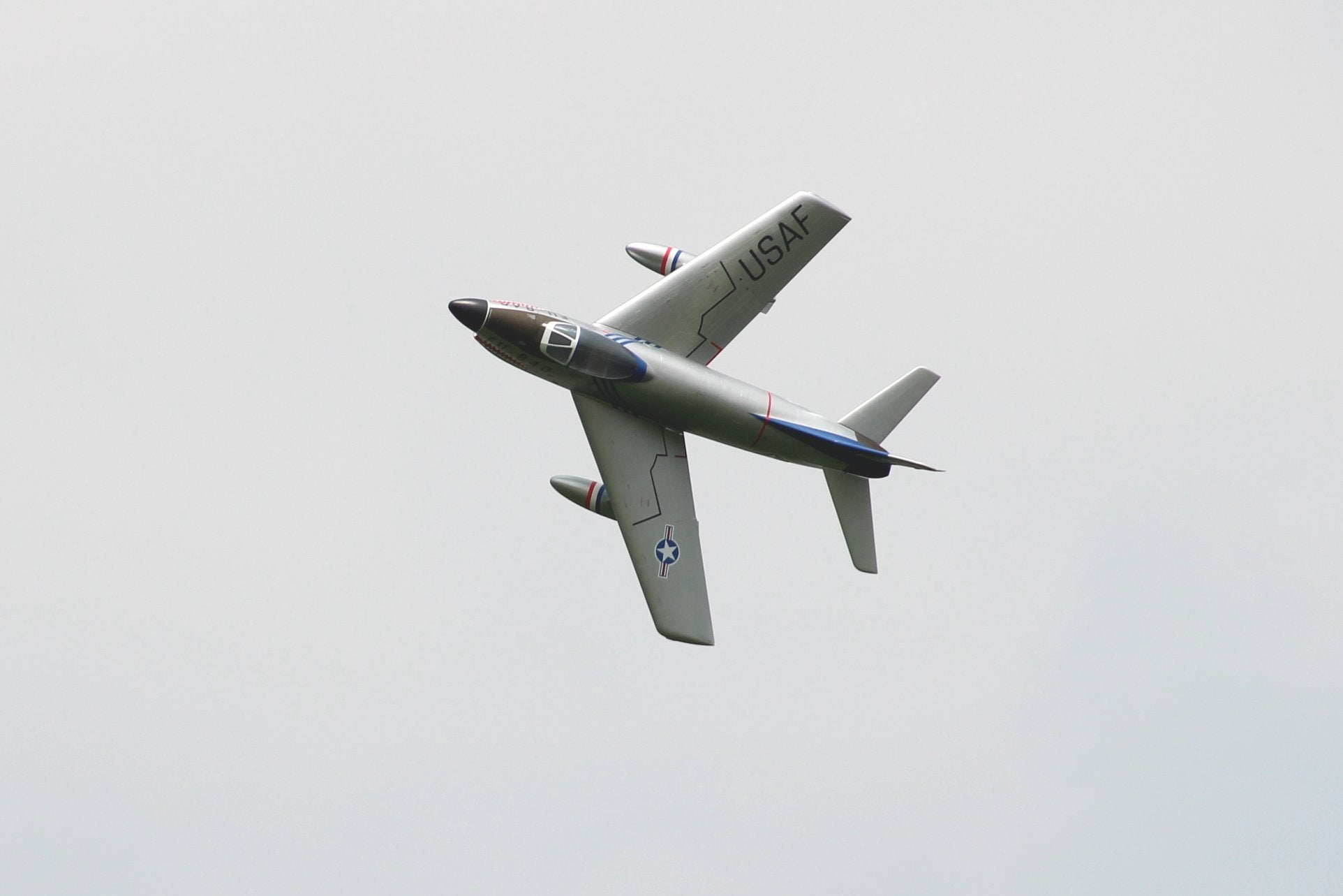 Pilot rc 2.2m F-86D Sabre with tail pipe, UAT, Kevlar fuel tank