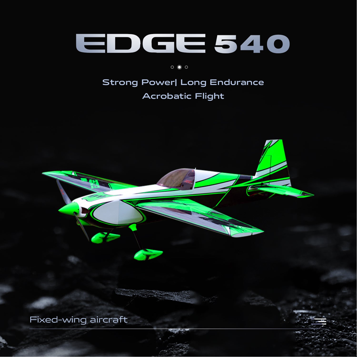 OMP Hobby 60" Edge 540 green Kevlar Reinforced power combo