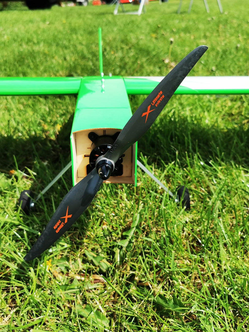 OMP HOBBY Challenger green 49” Balsa Airplane PNP