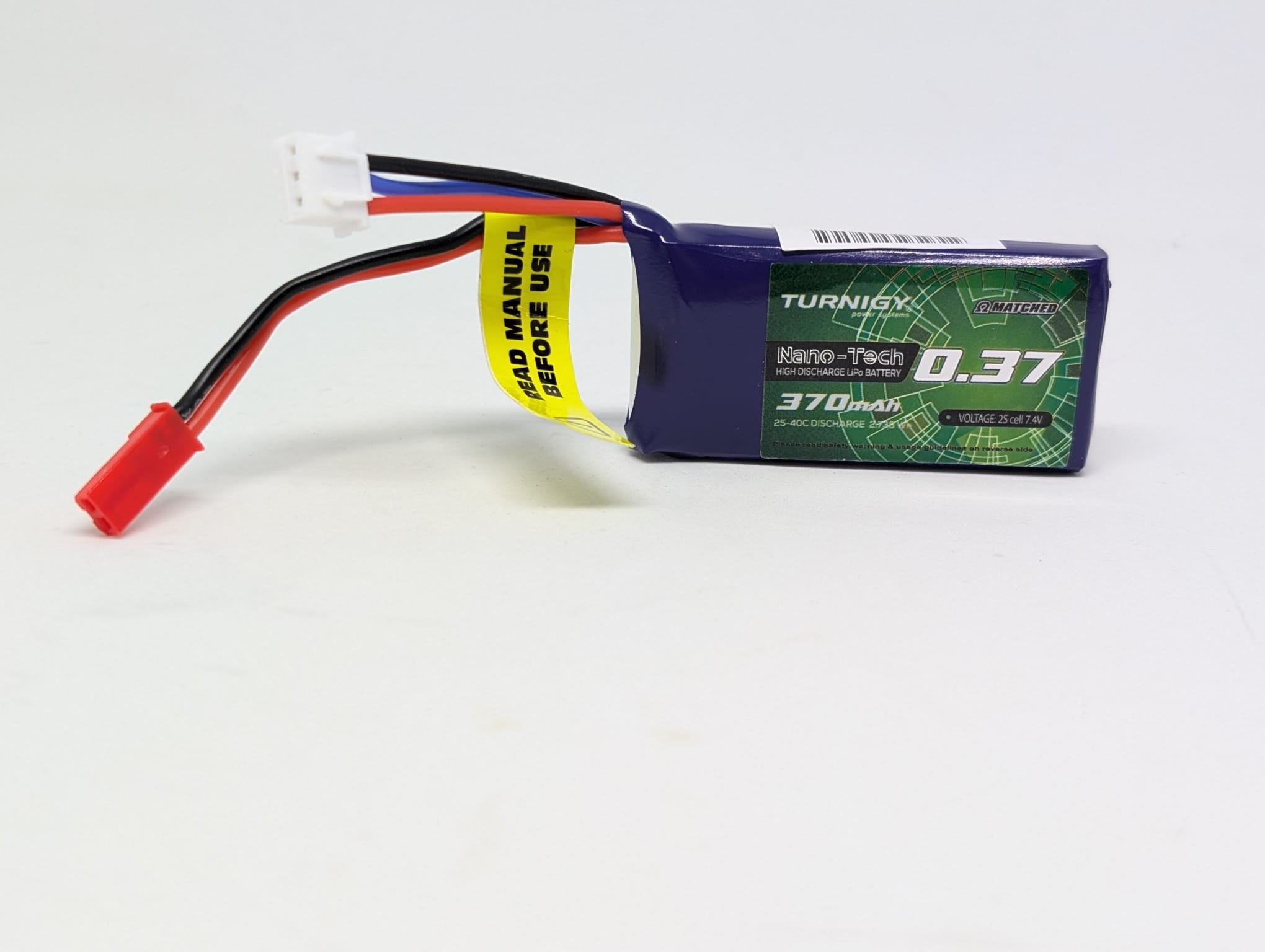 Turnigy nano-tech 370mah 2S 25~40C Lipo Pack