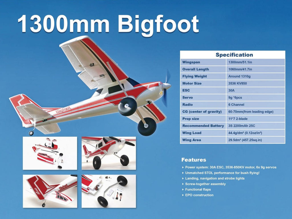 Arrows Hobby Bigfoot 1300mm RTF