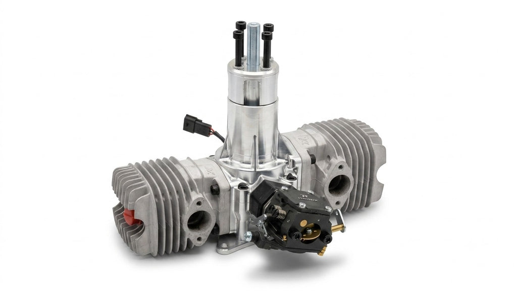 HANGX HX75 twin 74cc two stroke engine