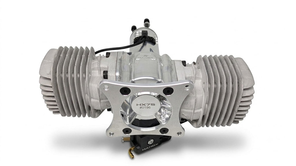HANGX HX75 twin 74cc two stroke engine