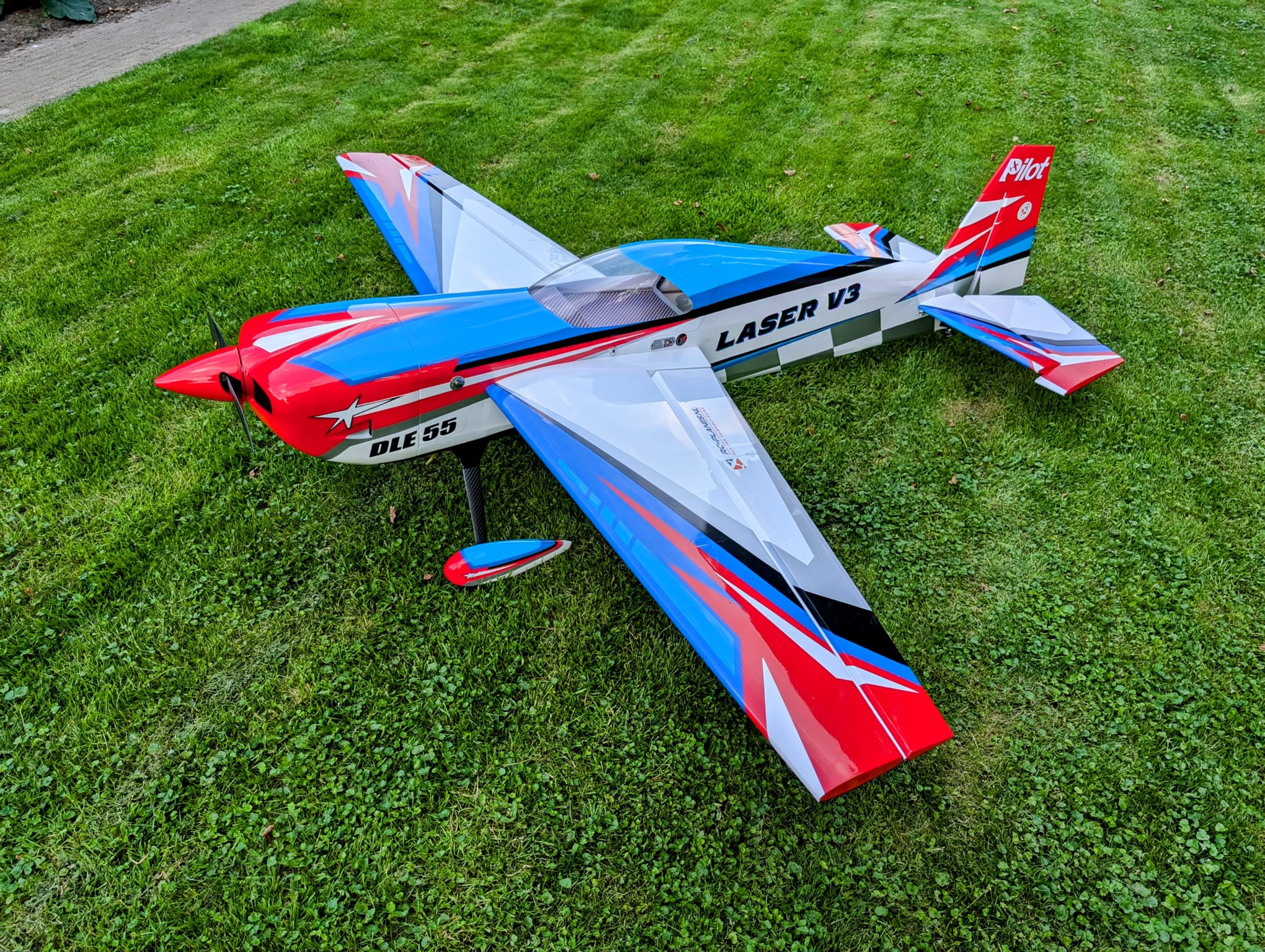 Pilot rc Laser *V3* 09 RYU Color Scheme 88" 2.23m