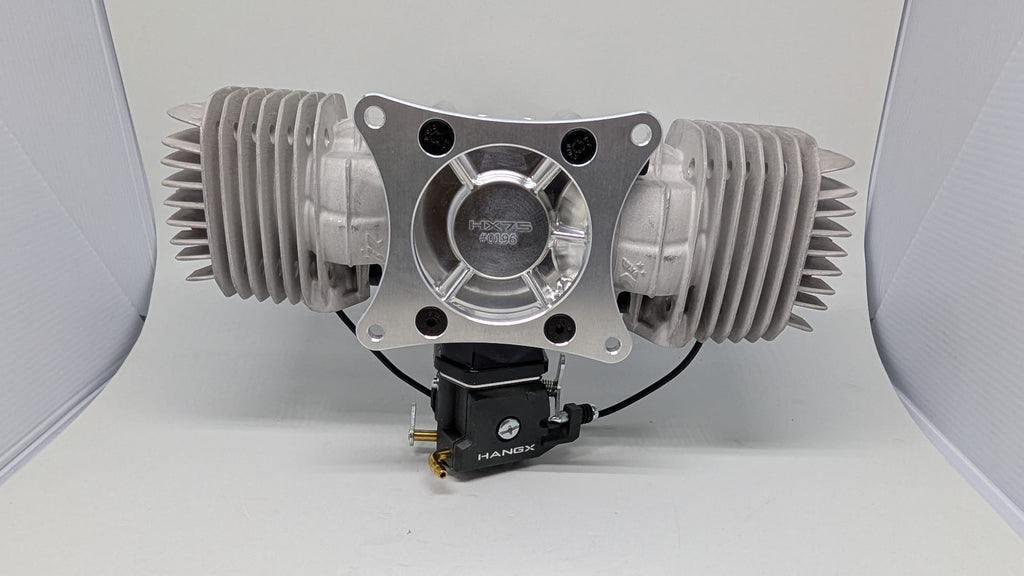 HANGX HX75 twin 74cc two stroke engine