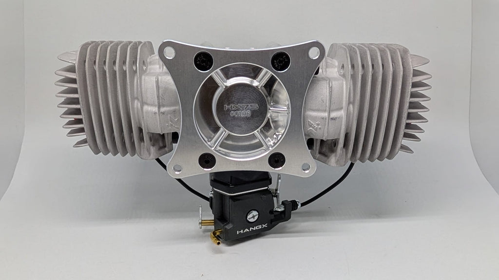 HANGX HX75 twin 74cc two stroke engine