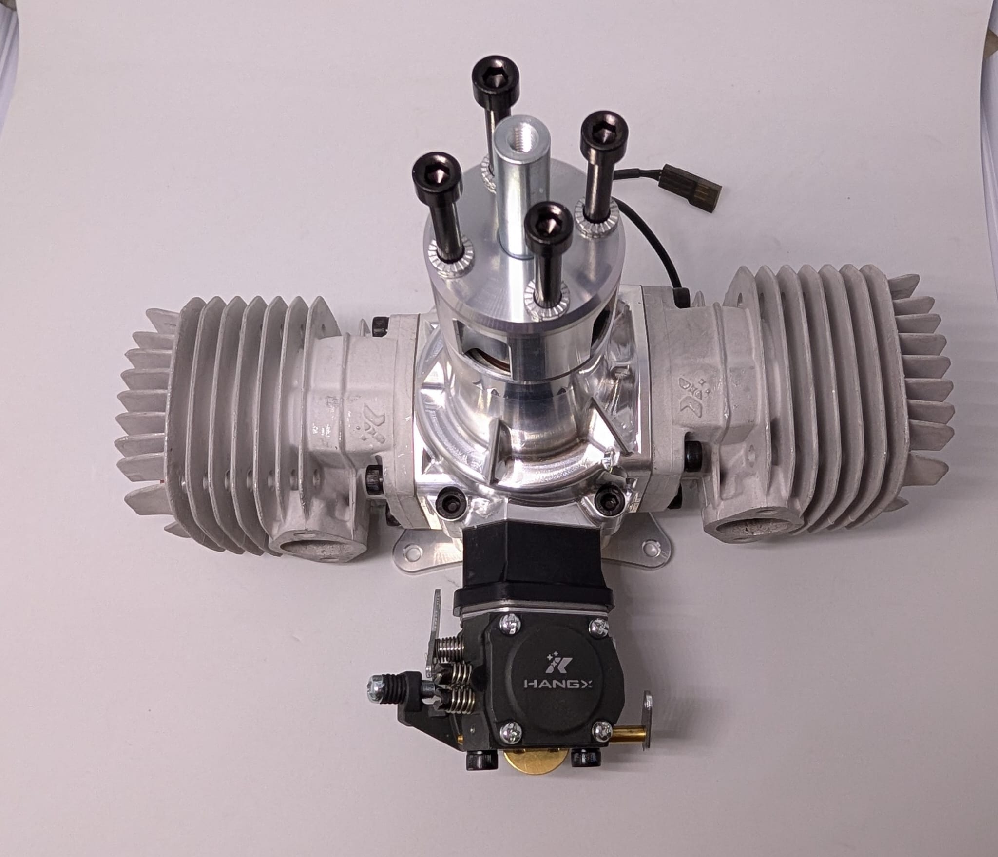 HANGX HX75 twin 74cc two stroke engine
