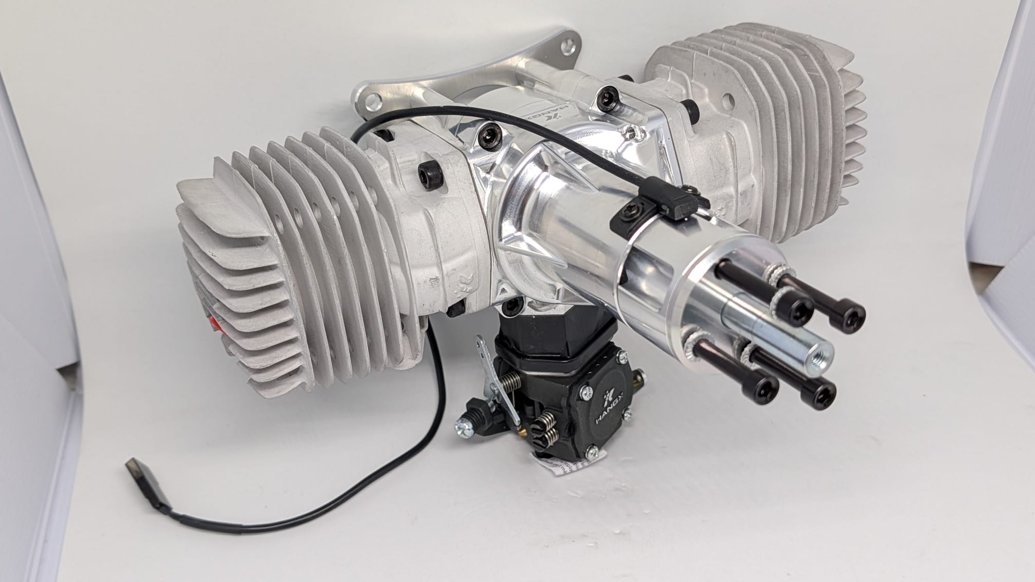 HANGX HX75 twin 74cc two stroke engine – Rc Planes