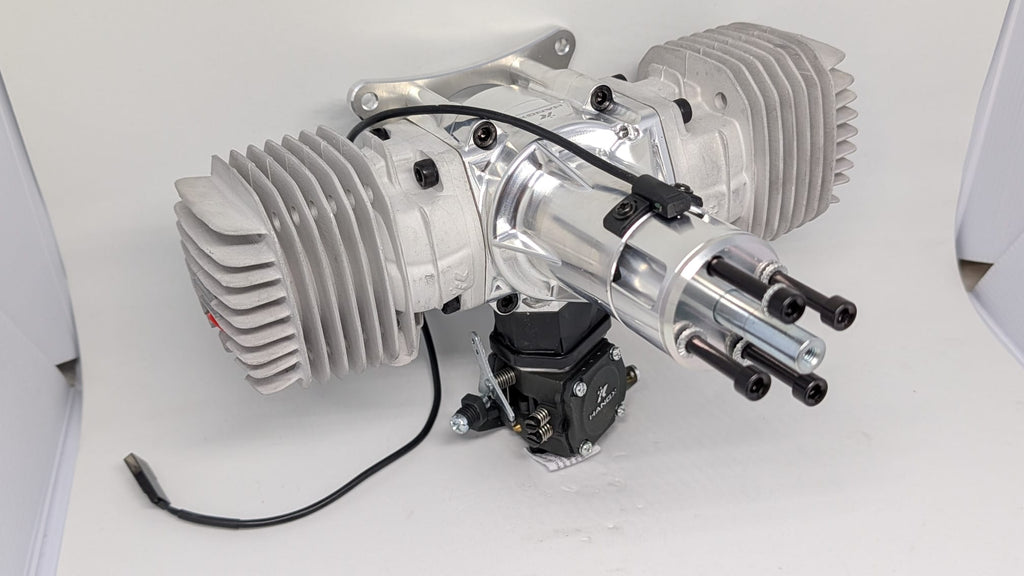 HANGX HX75 twin 74cc two stroke engine