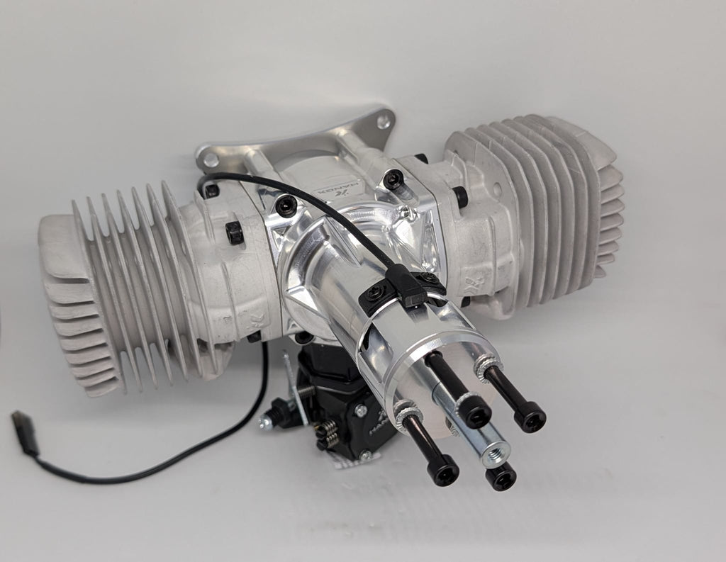 HANGX HX75 twin 74cc two stroke engine