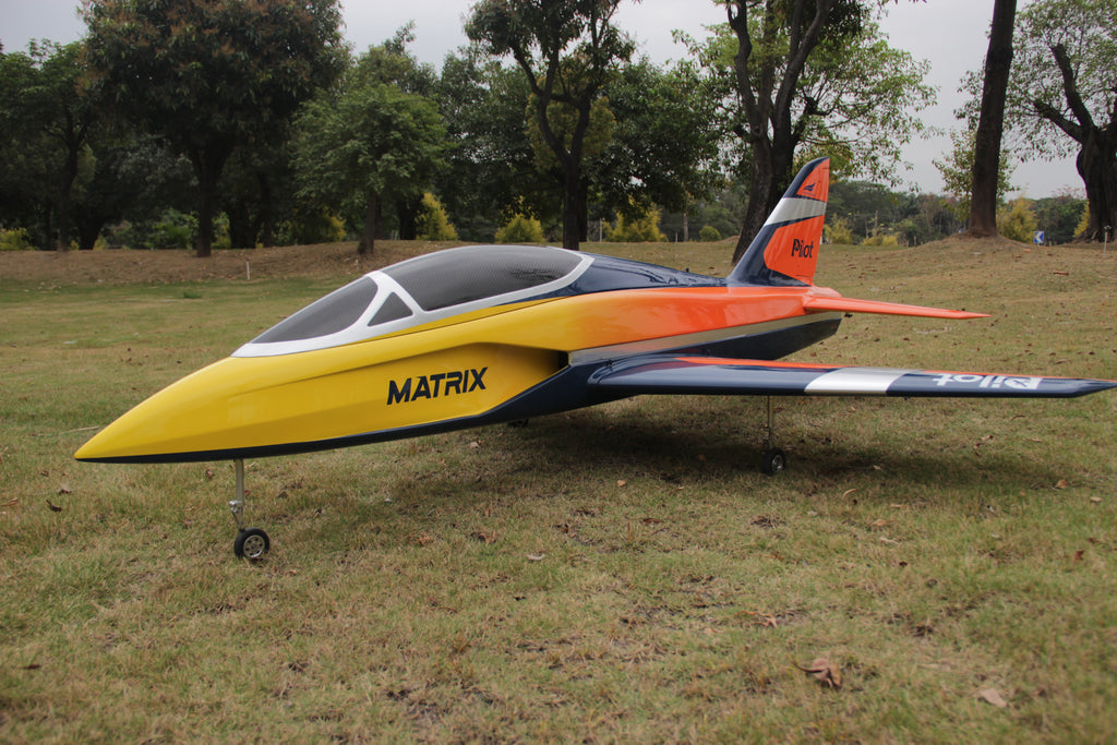 Rc Matrix Pilot rc 2.2m Matrix incl retracts 02 orange/yellow/blue – Rc Planes