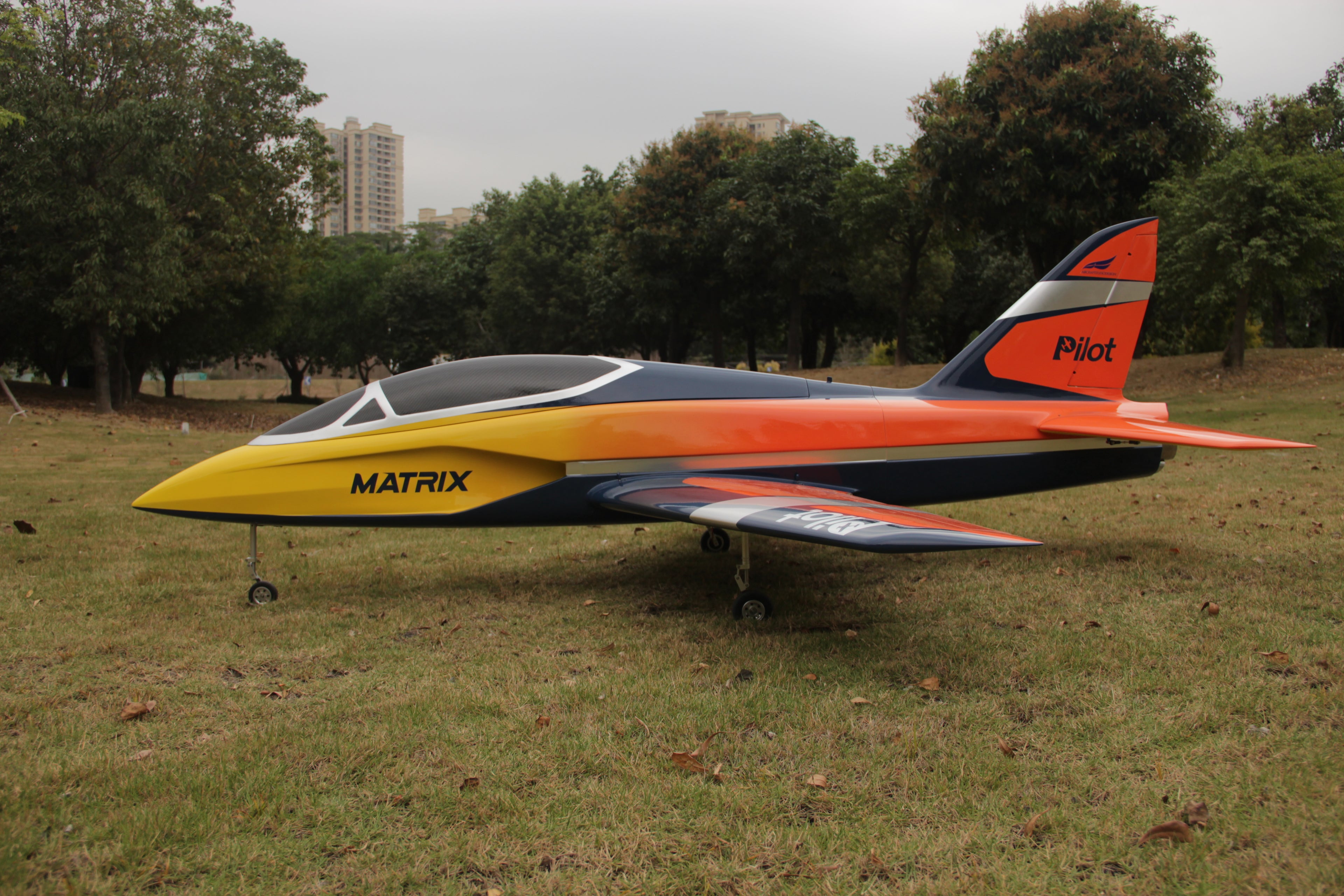 Pilot rc 2.2m Matrix incl retracts 02 orange/yellow/blue