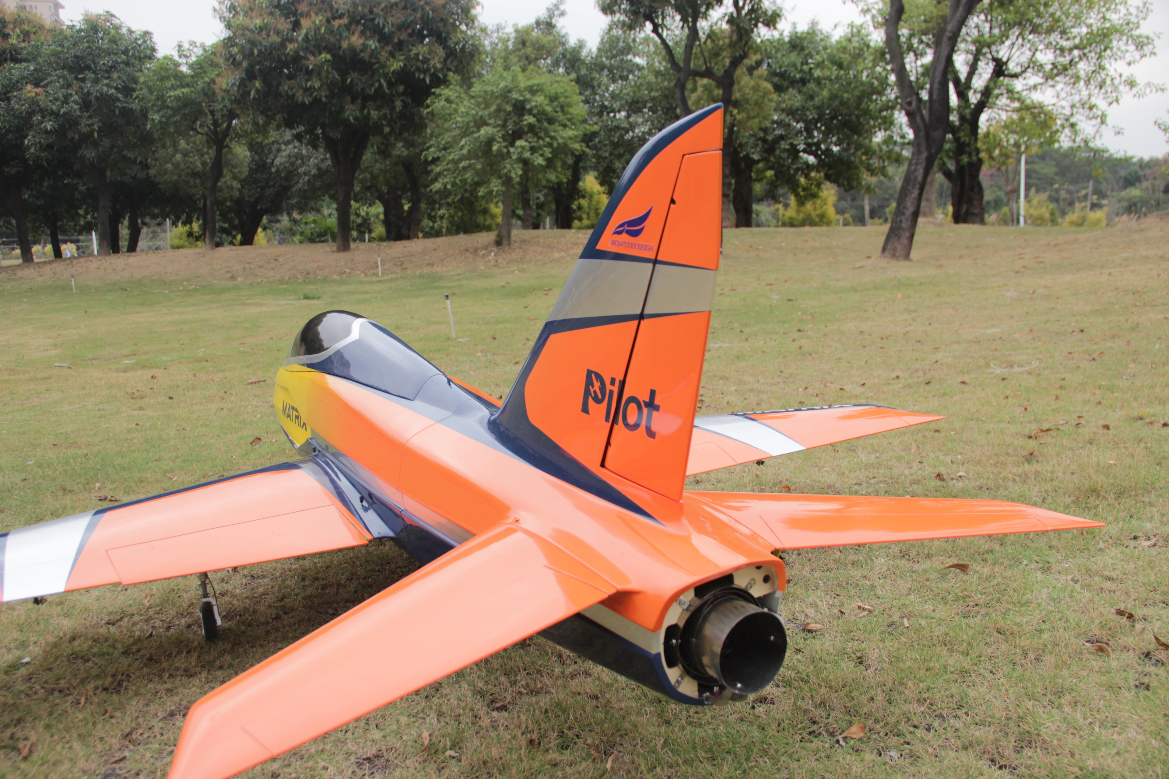 Pilot rc 2.2m Matrix incl retracts 02 orange/yellow/blue