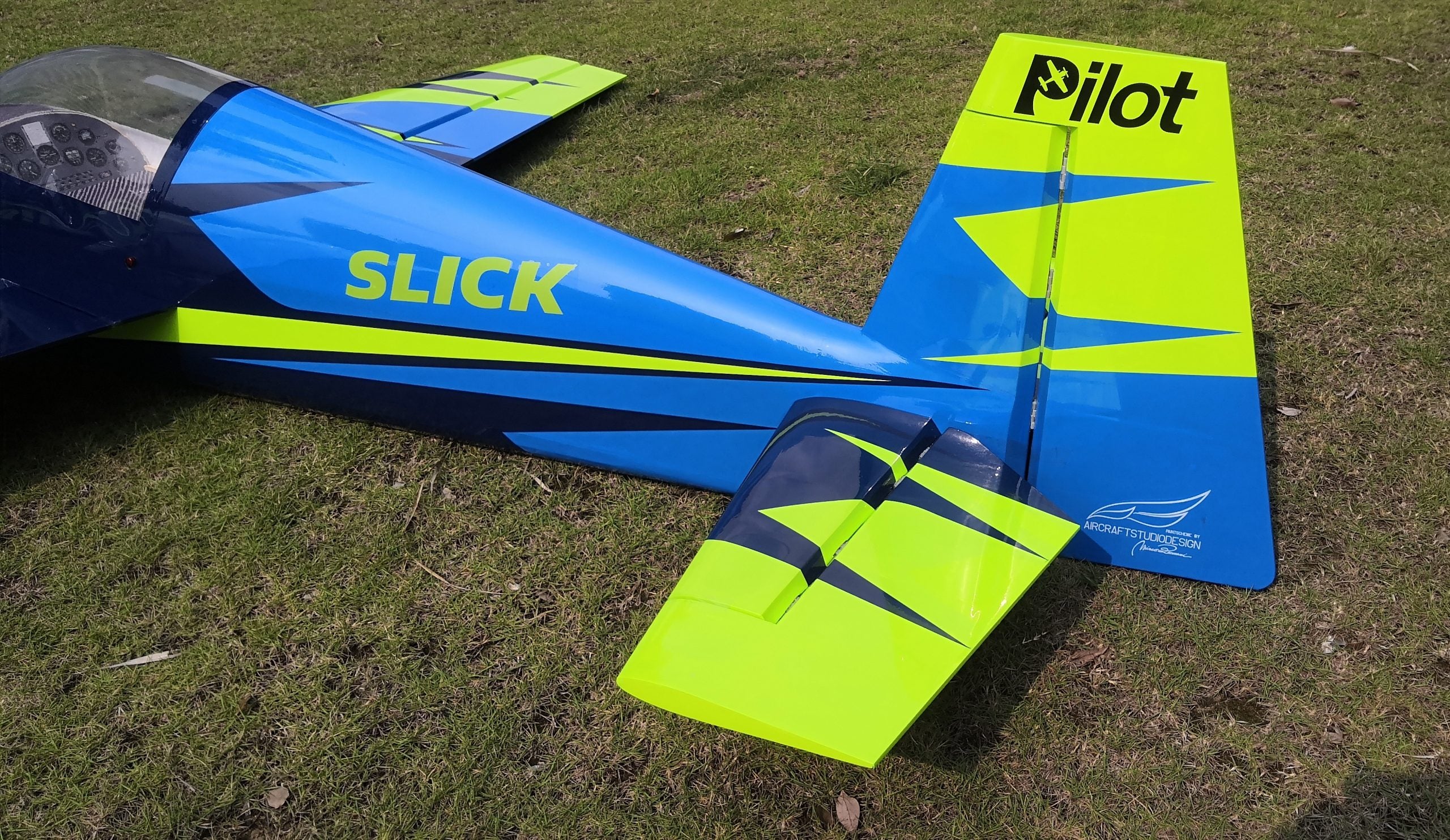 » Pilot rc Slick 360 89" 2.26M 02 blue/green