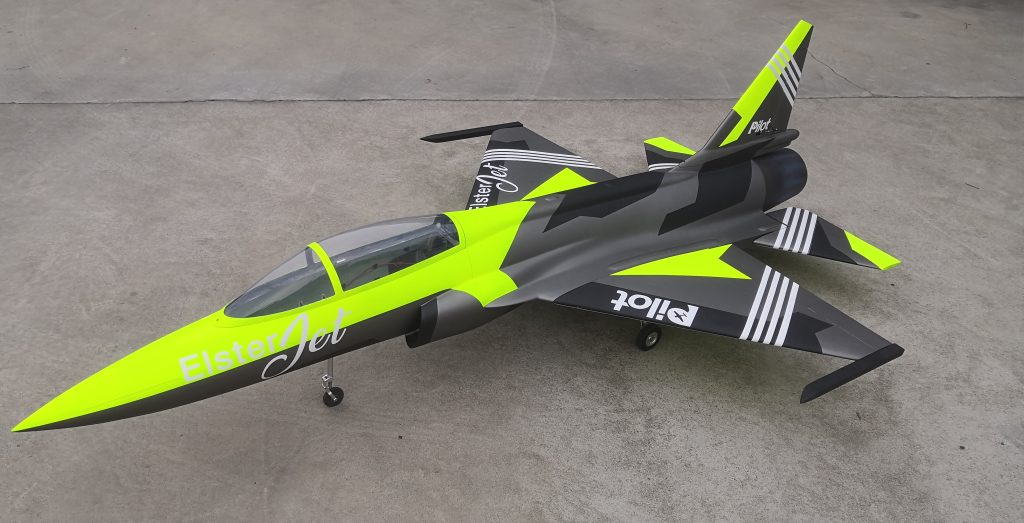 Pilot rc 2.2m FC1 3D 04 Fluorescent Yellow retract version