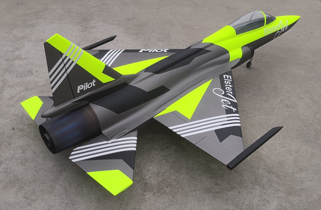 Pilot rc 2.2m FC1 3D 04 Fluorescent Yellow retract version