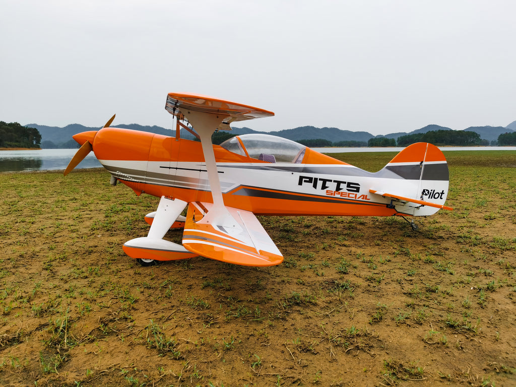 Pilot rc Pitts S2B 87" 01 orange/white