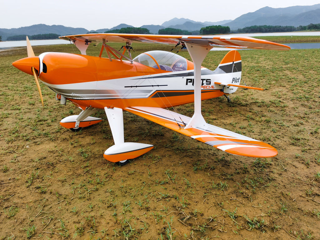 Pilot rc Pitts S2B 87" 01 orange/white