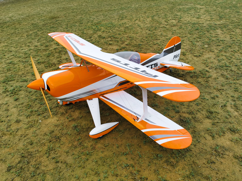 Pilot rc Pitts S2B 87" 01 orange/white