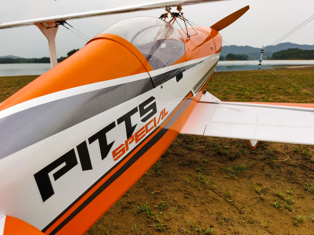 Pilot rc Pitts S2B 87" 01 orange/white