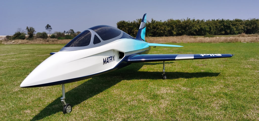 Pilot rc 2.2m Matrix incl retracts 01 white/blue