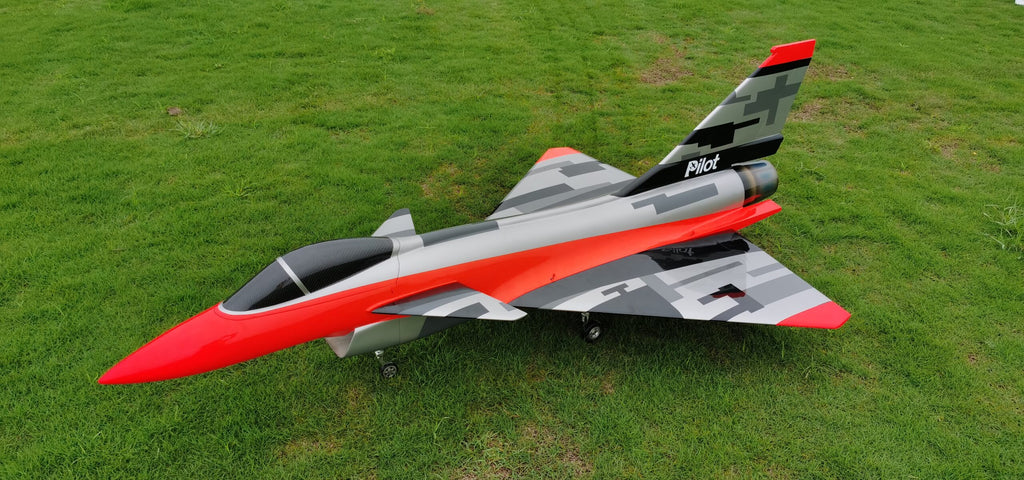 Pilot rc J10-B 2.2m Jet 06 retracts,air trap,tail pipe.
