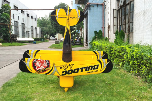 Pilot rc Pitts S2B 73" 03 Bulldog amarillo/negro