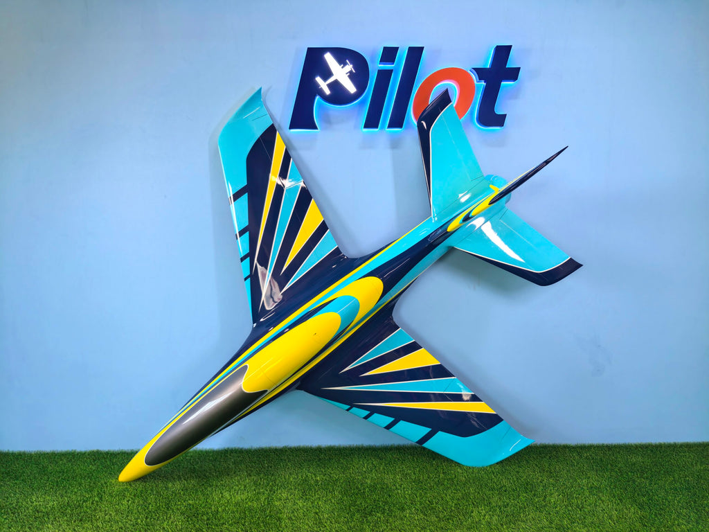 Pilot RC 2.2m Predator Jet V2, 30, Einziehfahrwerk, Air Trap, Schubrohr.