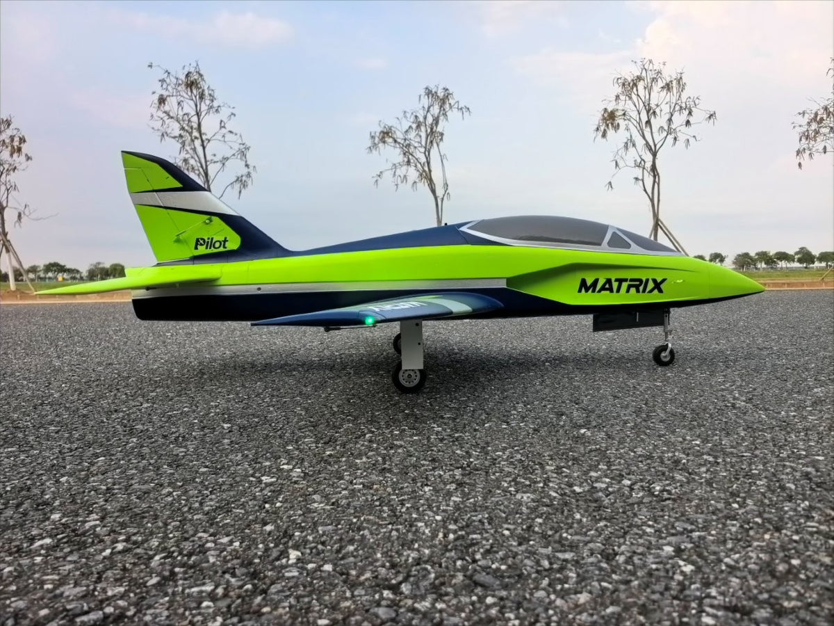 Pilot-RC Foam Matrix EDF 90mm green/blue