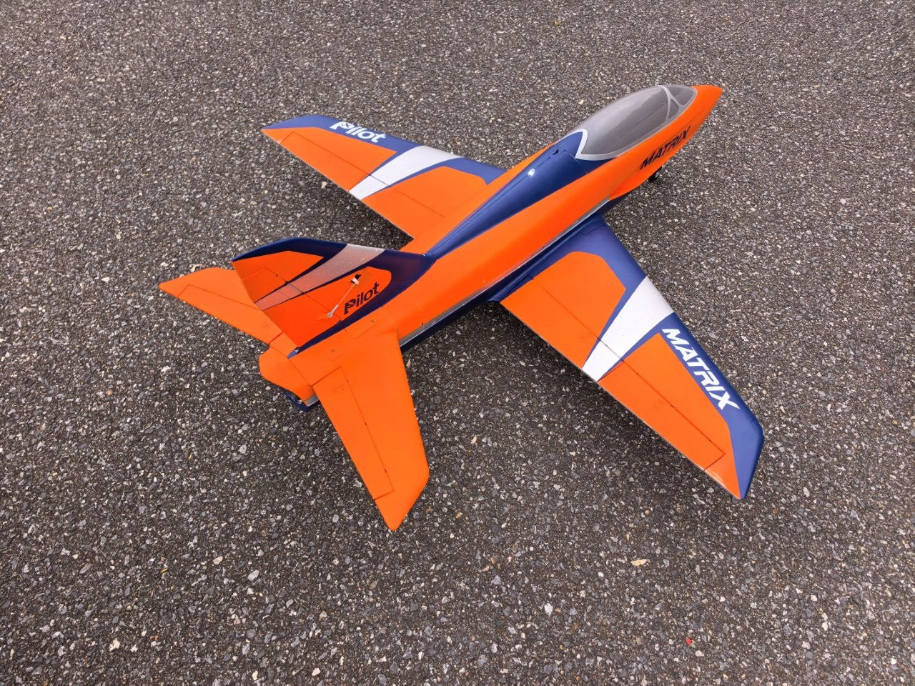Pilot-RC Foam Matrix EDF 90mm orange/blau