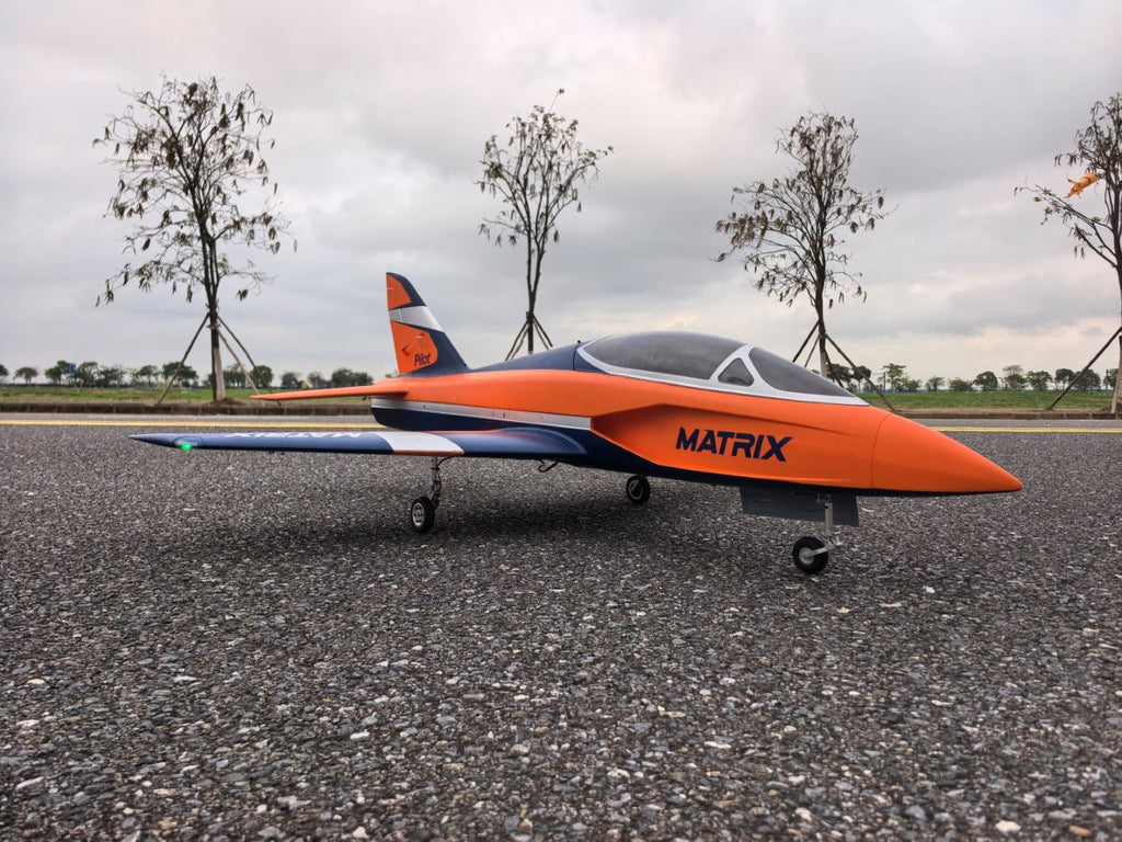 Pilot-RC Foam Matrix EDF 90mm orange/blue