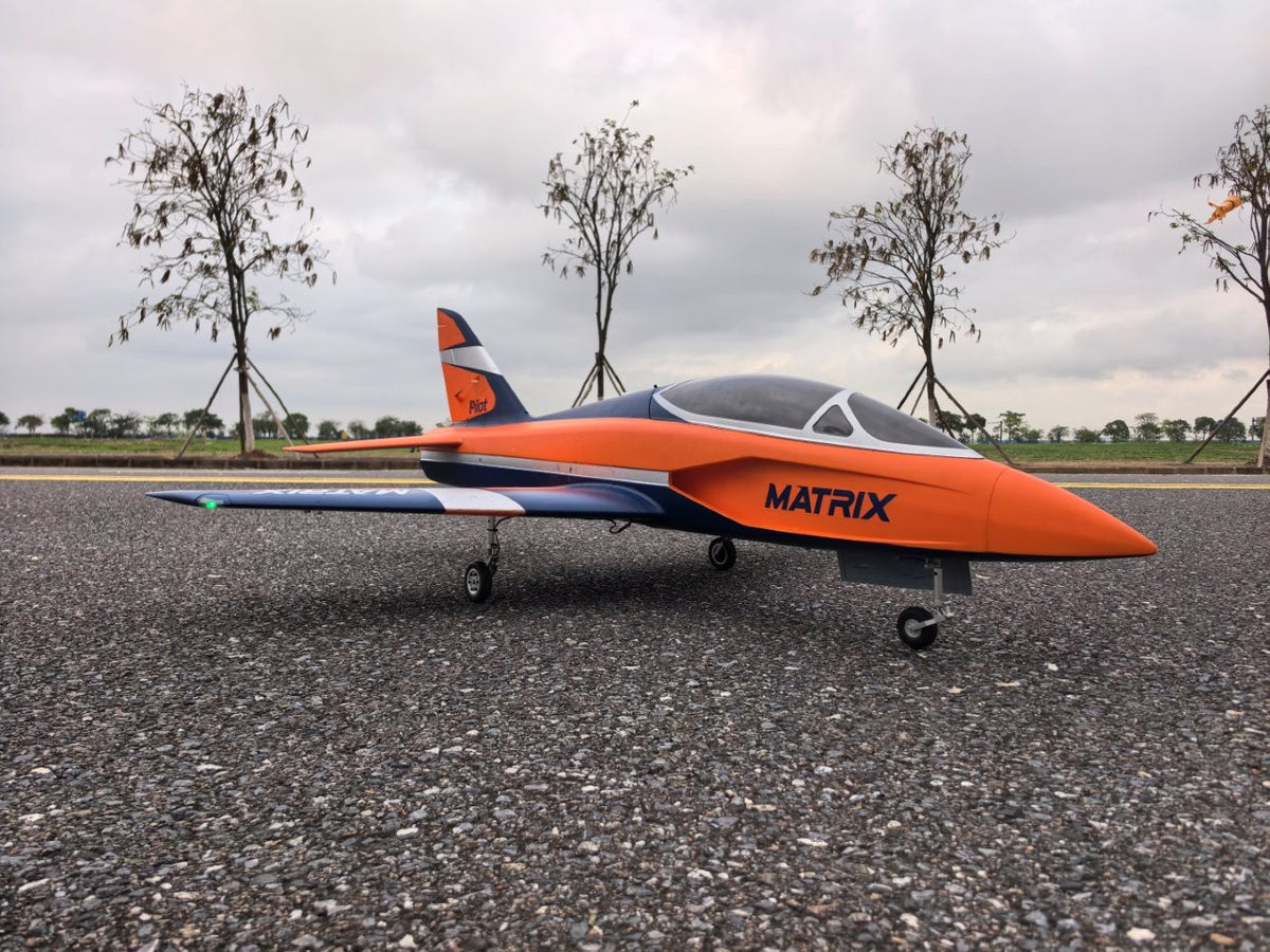 Pilot-RC Foam Matrix EDF 90mm orange/blue