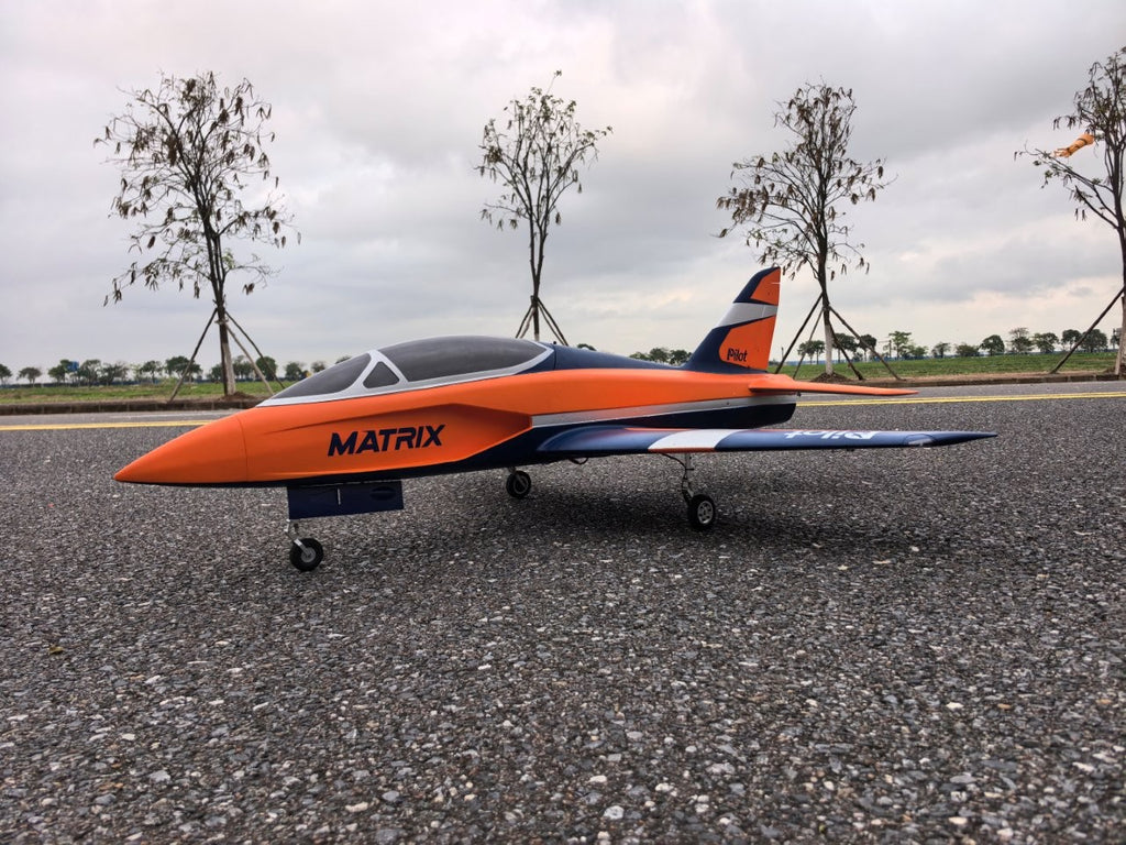 Pilot-RC Foam Matrix EDF 90mm orange/blue