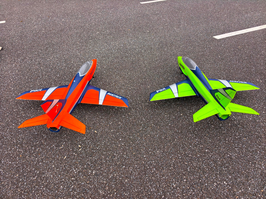 Pilot-RC Foam Matrix EDF 90mm green/blue