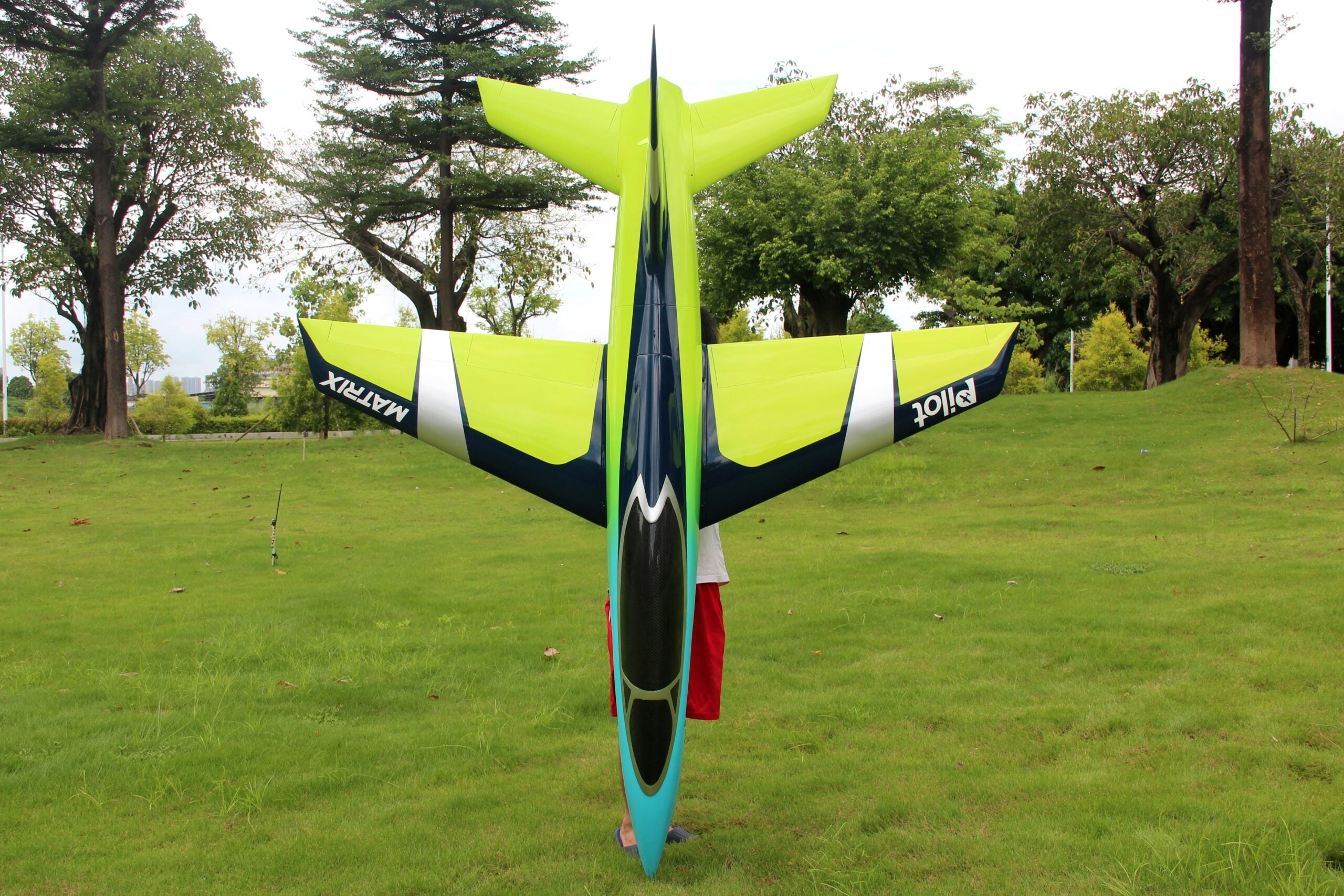 Pilot rc 1.8m Matrix incl retracts 03 green/blue/silver